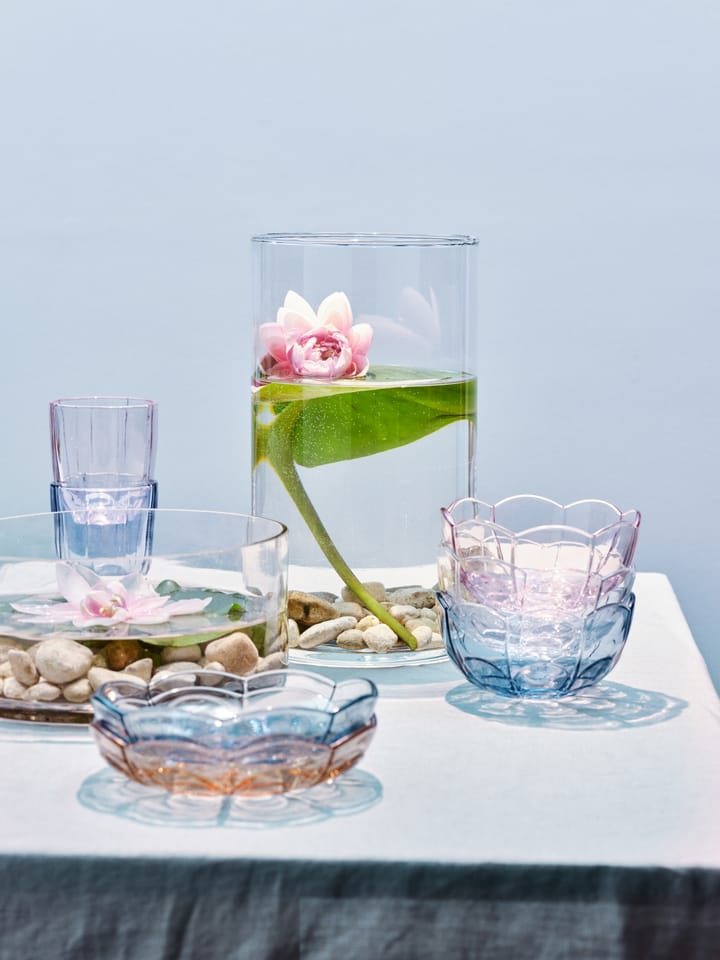2 Vasos de agua Lily 32 cl - Blue iris - Holmegaard