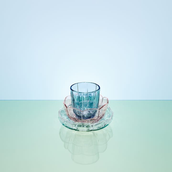 2 Vasos de agua Lily 32 cl - Blue iris - Holmegaard