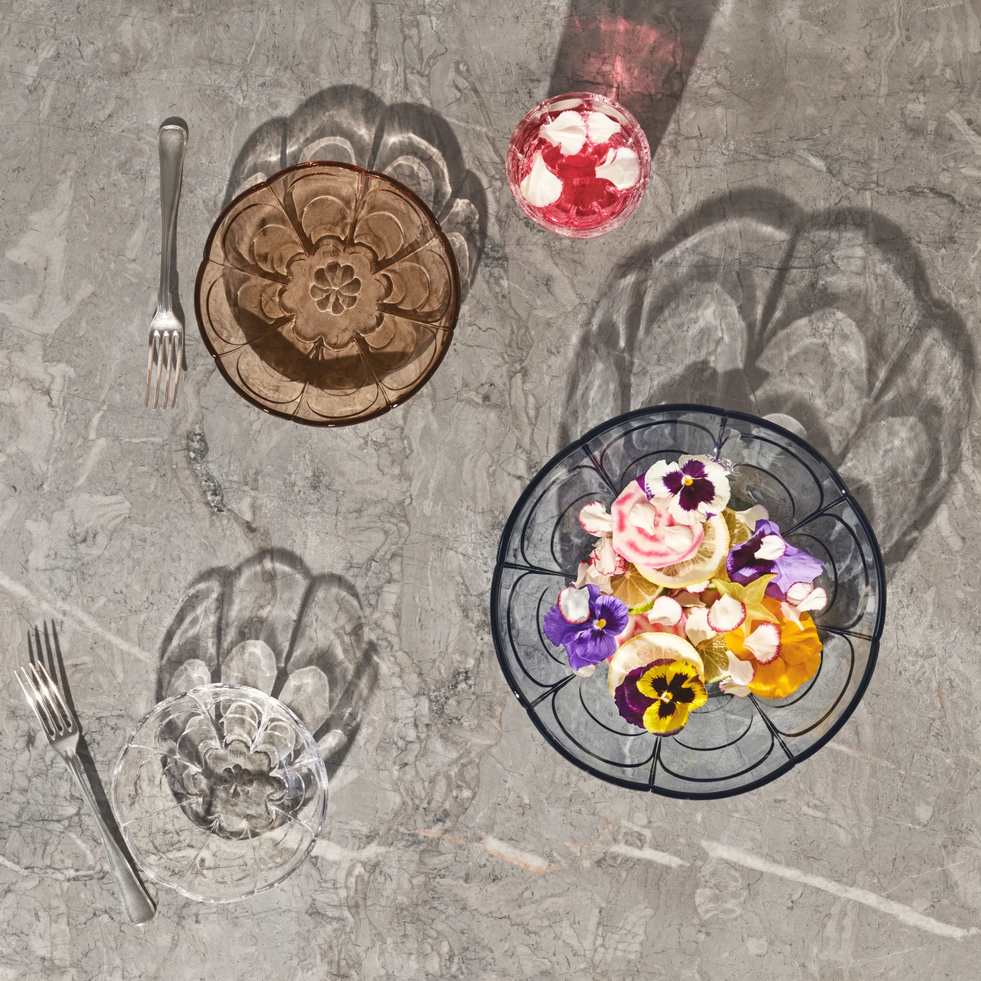 2 Vasos de agua Lily 32 cl, Cherry blossom Holmegaard