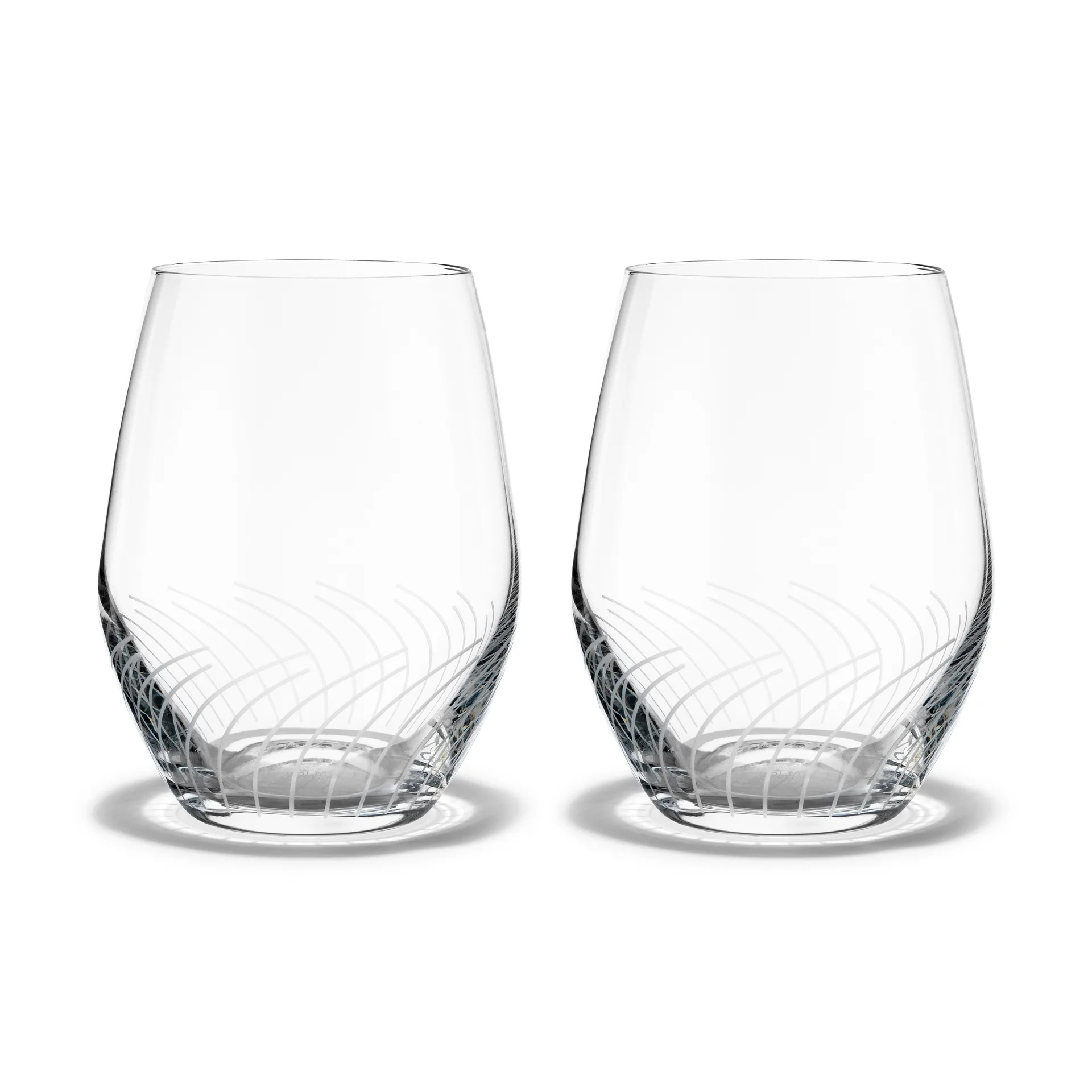 2 Vasos para agua Cabernet Lines 25 cl, transparente Holmegaard