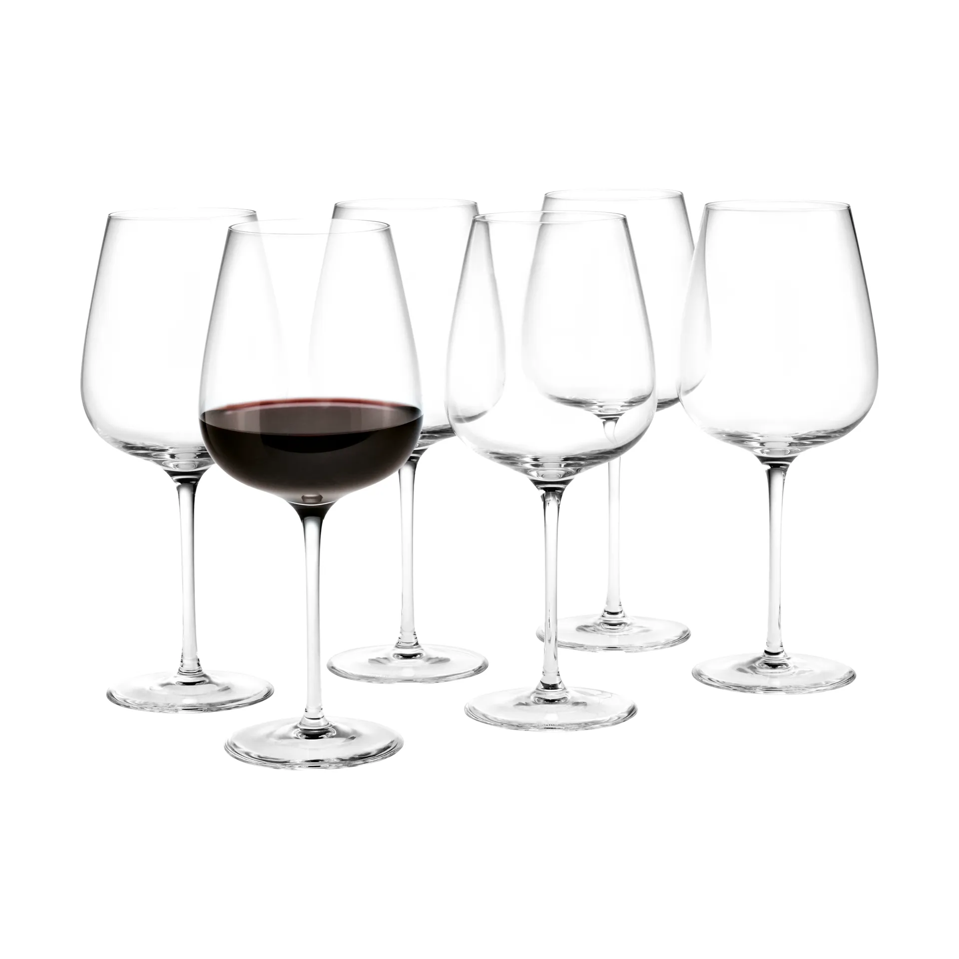 6 Copas de vino tinto Bouquet, 62 cl Holmegaard