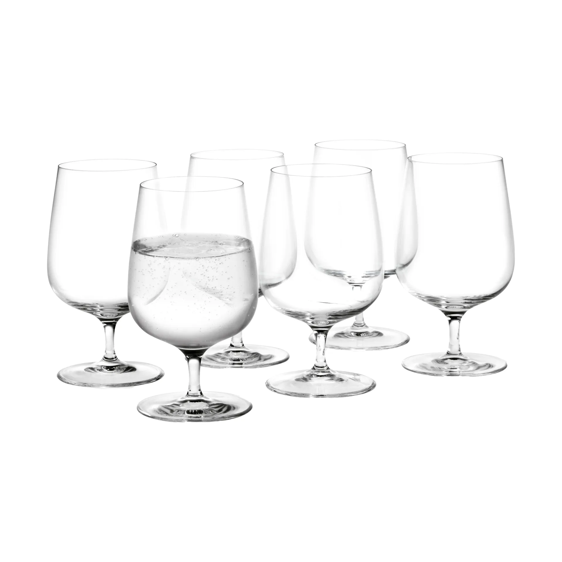 6 Vasos de agua Bouquet, 38 cl Holmegaard