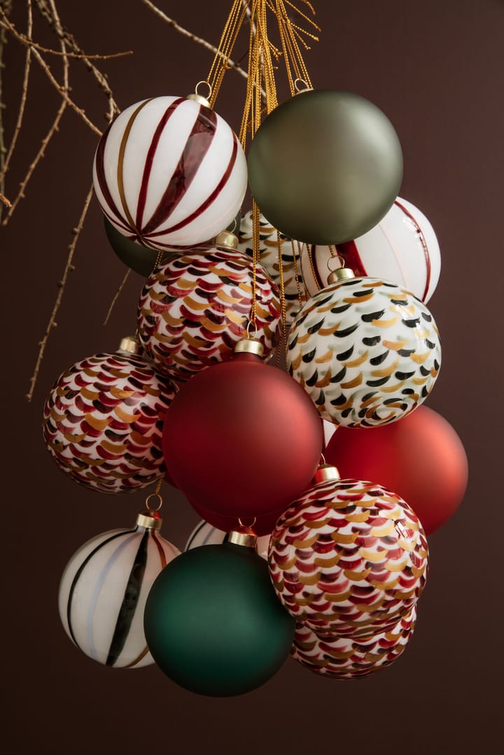 Bola de navidad Souvenir Ø8 cm, verde oscuro Holmegaard
