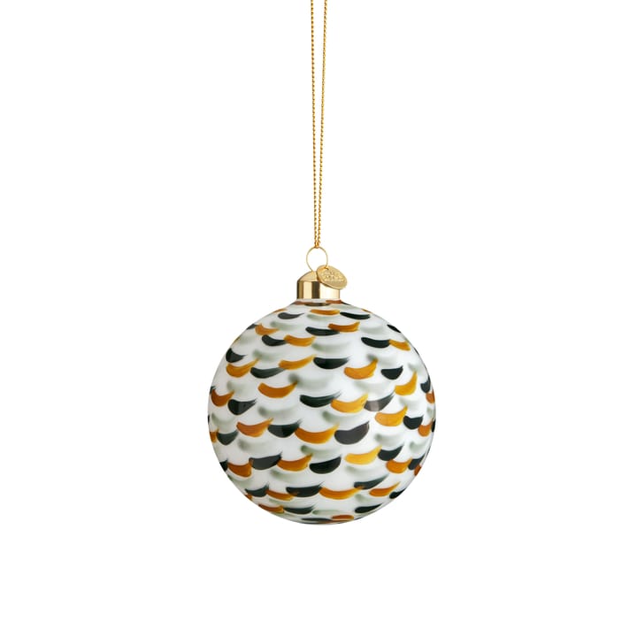 Bola de navidad Souvenir pinceladas Ø8 cm, verde Holmegaard