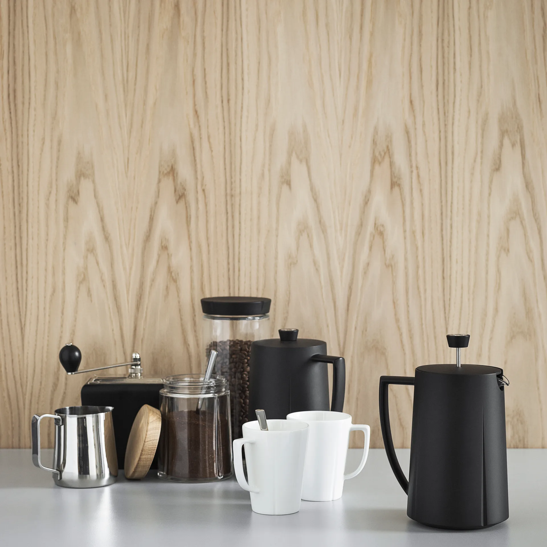 Cafetera de émbolo Grand Cru 1L, negro Holmegaard