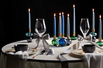 Candelabro 4 brazos Bubble Ø17,5x12 cm - Azul-Verde-smoke - Holmegaard