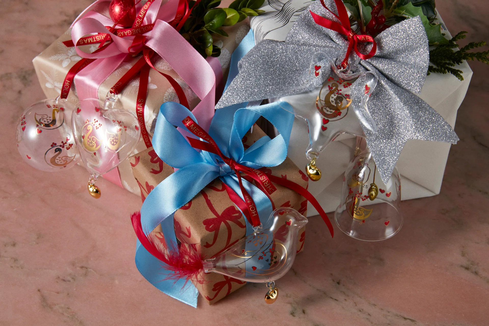 Colgante navideño Holmegaard Christmas campanilla del año, 2025 Holmegaard