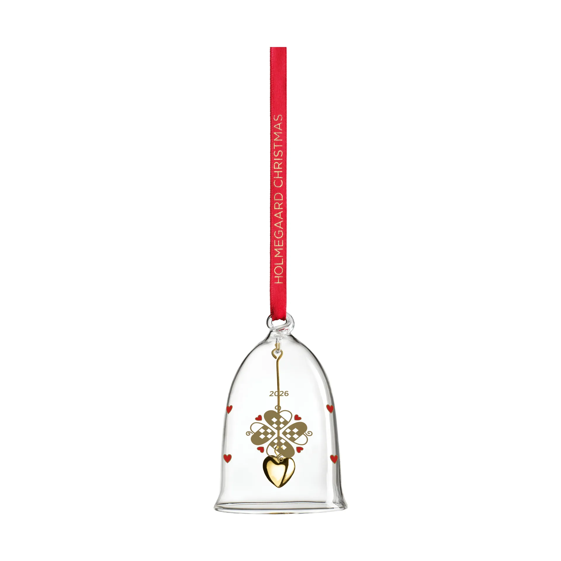 Colgante navideño Holmegaard Christmas campanilla del año, 2026 Holmegaard