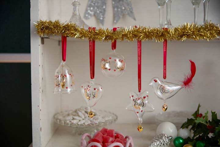 Colgante navideño Holmegaard Christmas corazón del año, 2025 Holmegaard