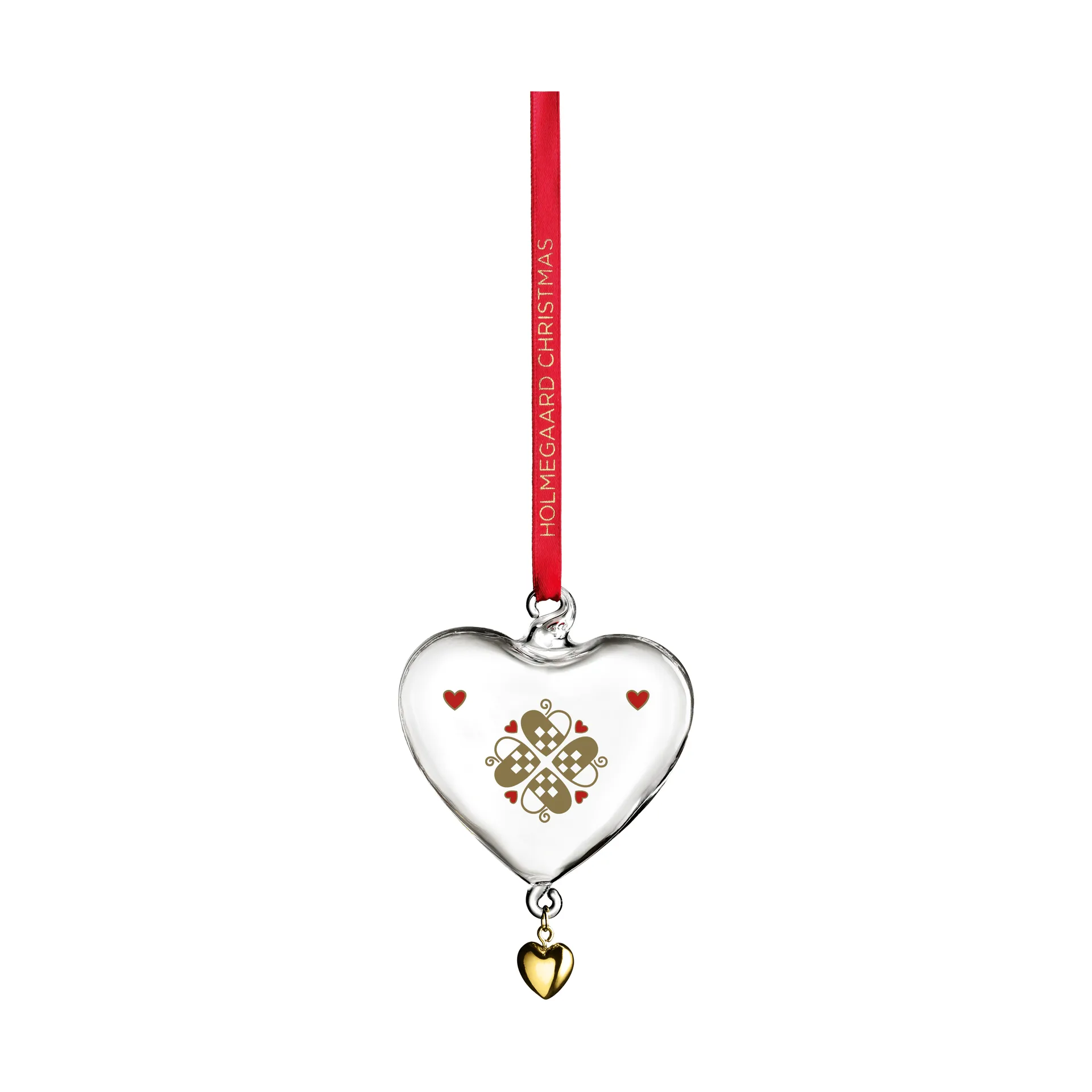 Colgante navideño Holmegaard Christmas corazón del año, 2026 Holmegaard