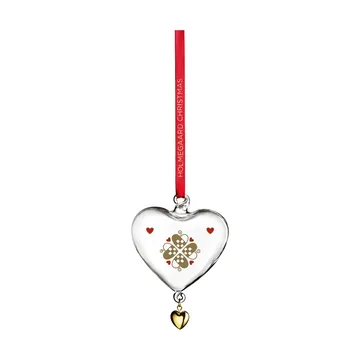 Colgante navideño Holmegaard Christmas corazón del año - 2026 - Holmegaard
