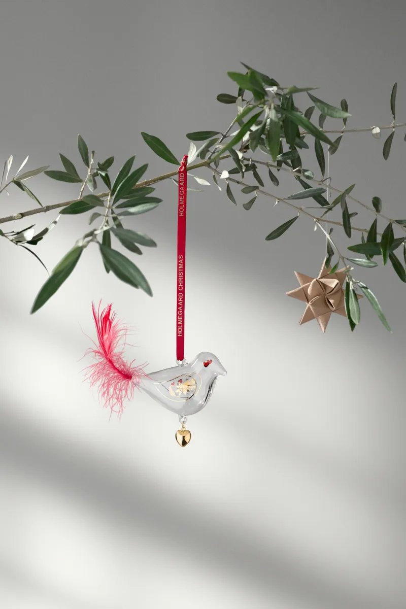 Colgante navideño Holmegaard Christmas pájaro del año, 2024 Holmegaard