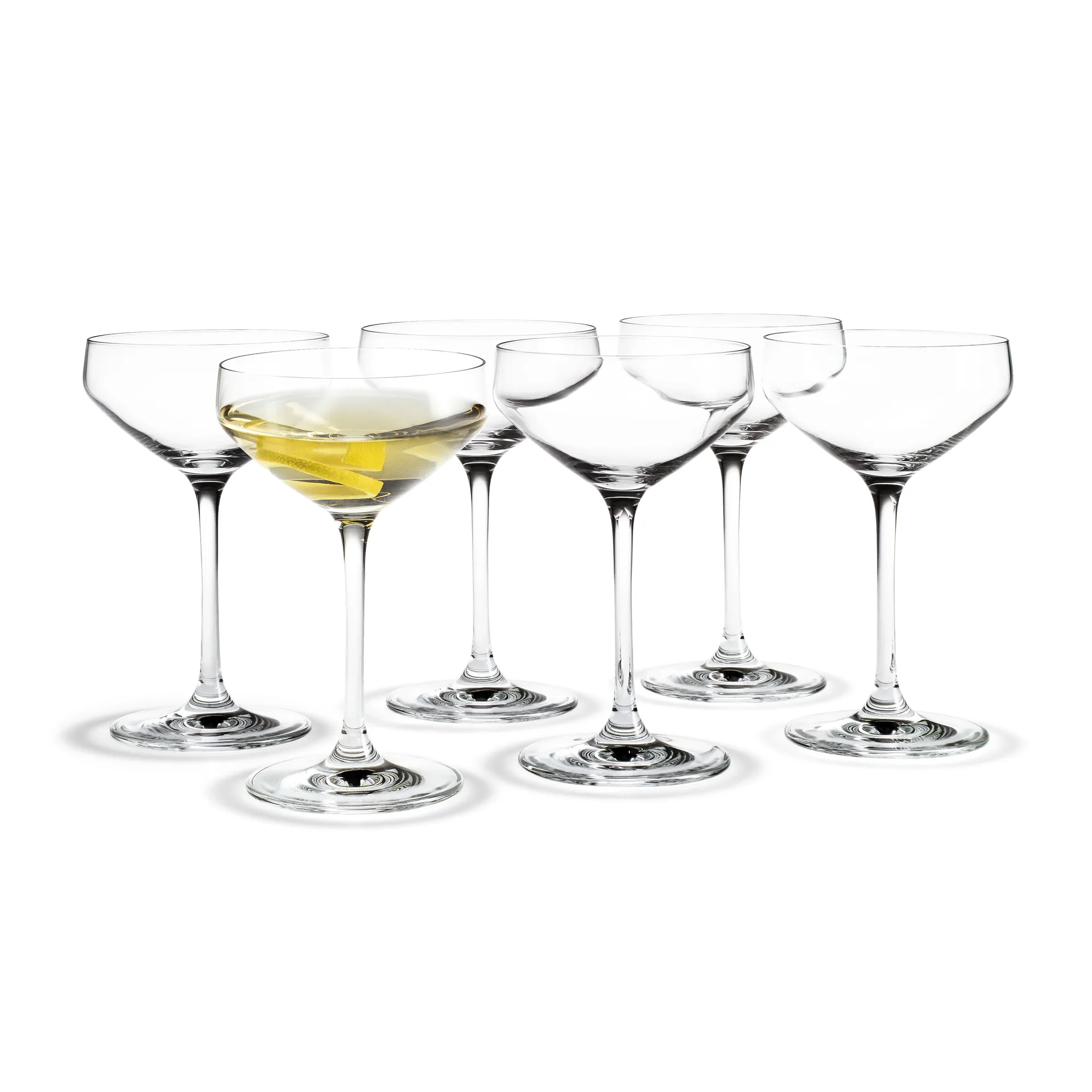Copa de martini Perfection 29 cl, 6 unidades, Transparente Holmegaard