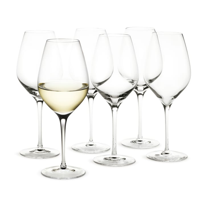 Copa de vino blanco Cabernet 36 cl, 6 unidades - Transparente - Holmegaard