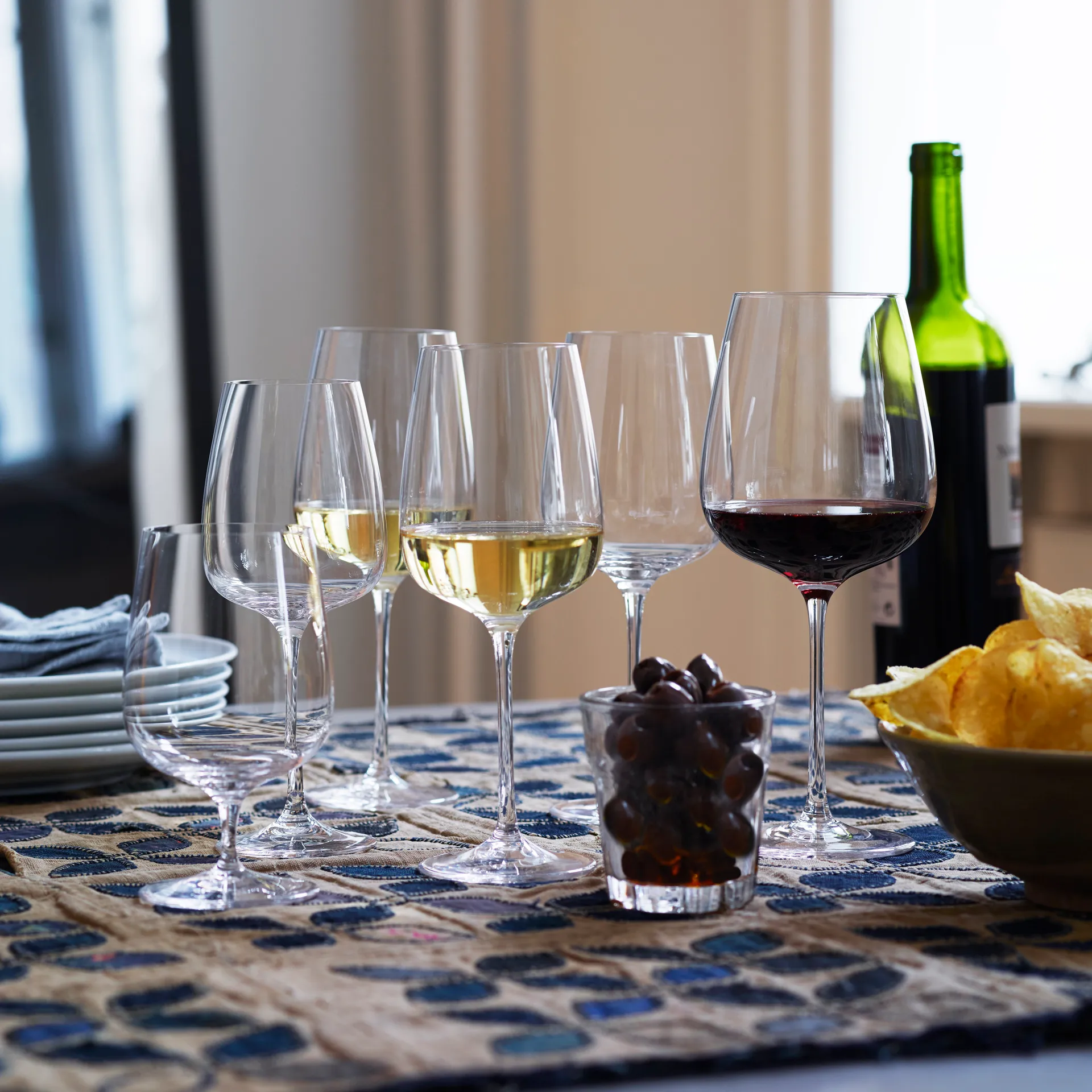 Copas de agua Bouquet set de 6, 38 cl Holmegaard