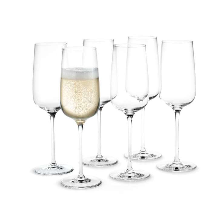 Copas de champagne Bouquet - set de 6, 29 cl - Holmegaard