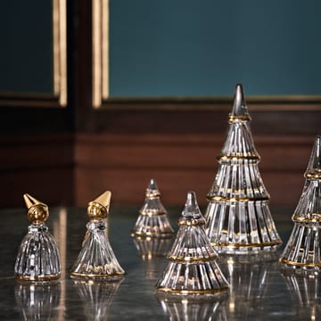 Figura árbol de navidad Fairytales grande - transparente-oro - Holmegaard