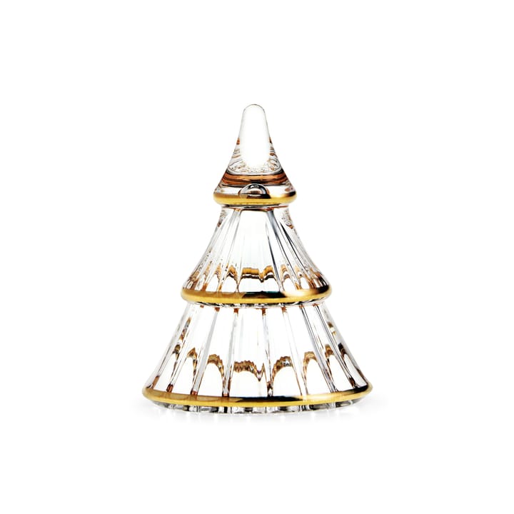 Figura árbol de navidad Fairytales pequeño - transparente-oro - Holmegaard