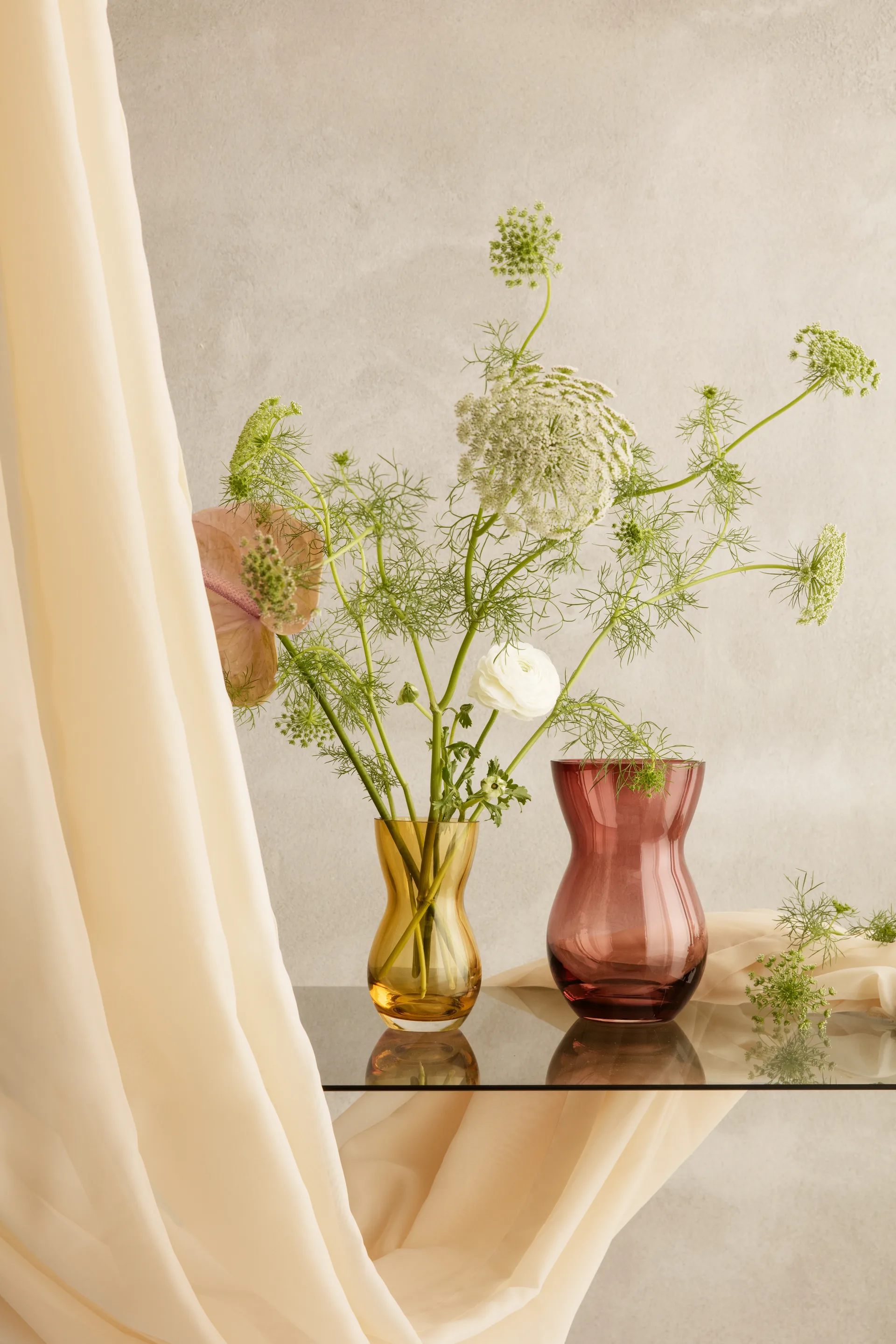 Jarrón Calabas 16 cm, Amber Holmegaard