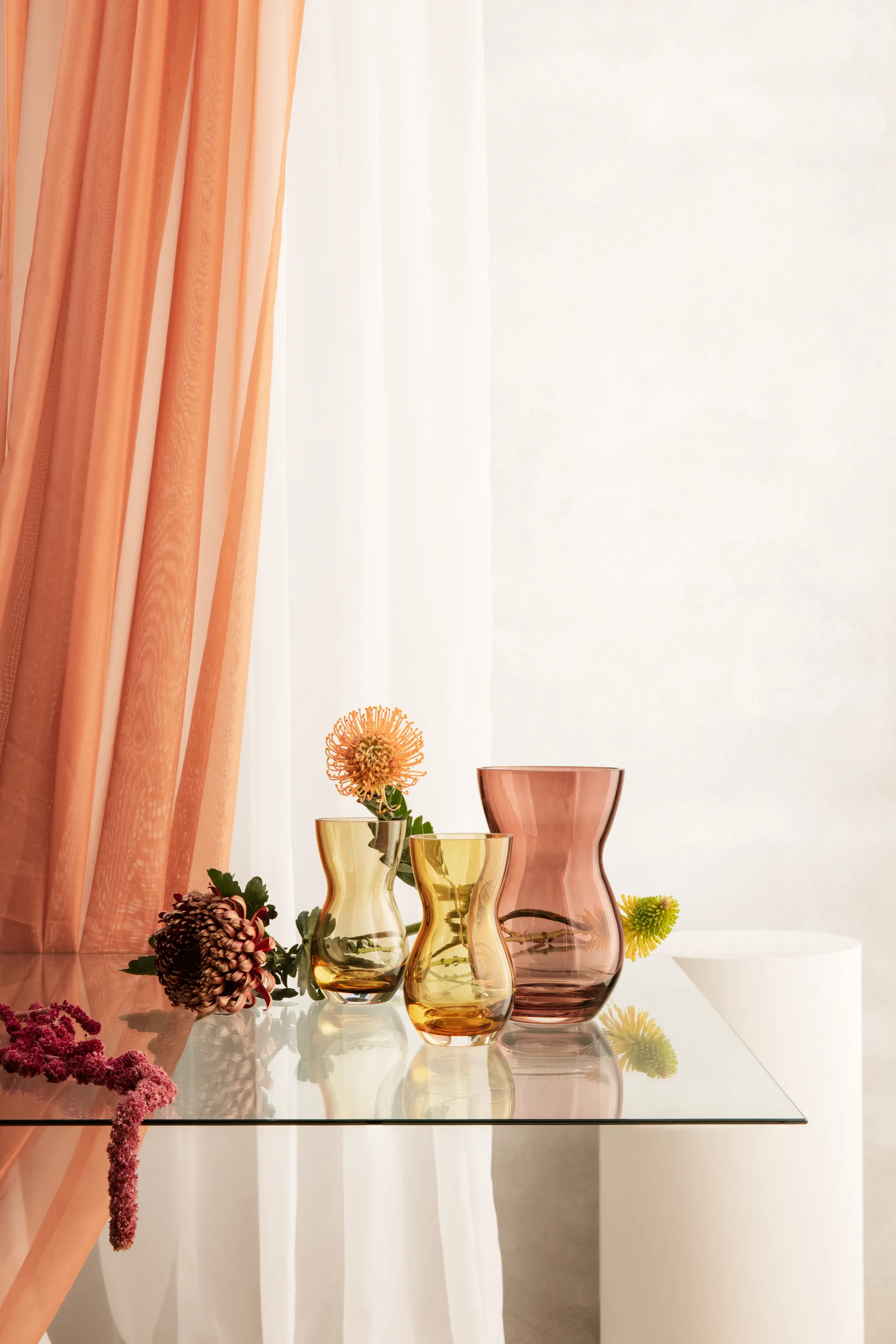 Jarrón Calabas 21 cm, Burgundy Holmegaard