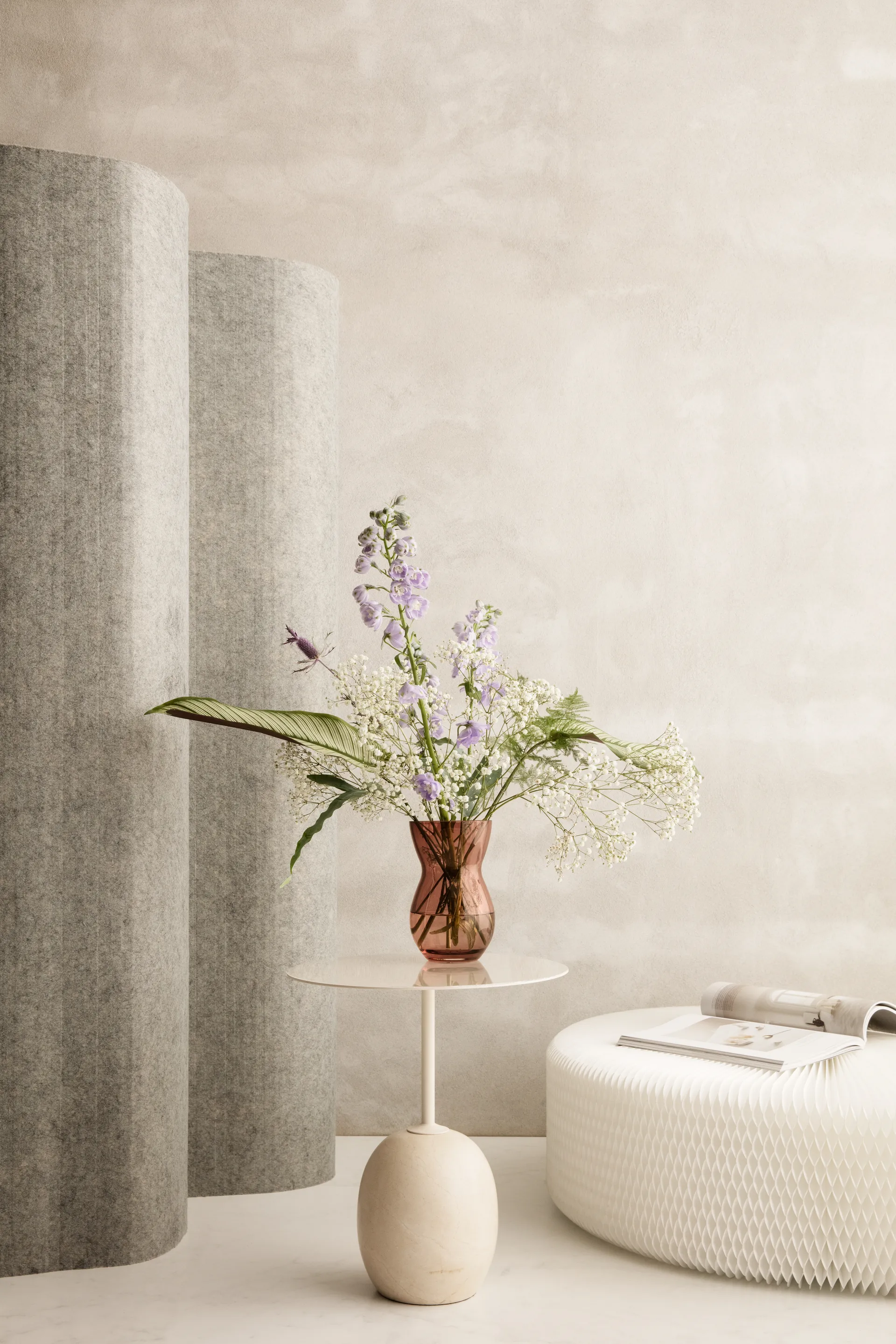 Jarrón Calabas 21 cm, Burgundy Holmegaard