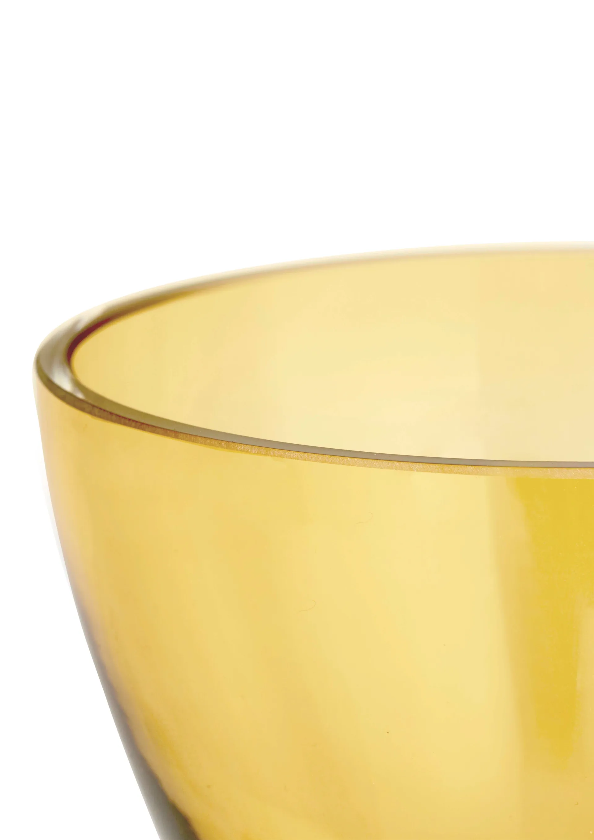 Jarrón Calabas 21 cm, Duo burgundy-amber Holmegaard