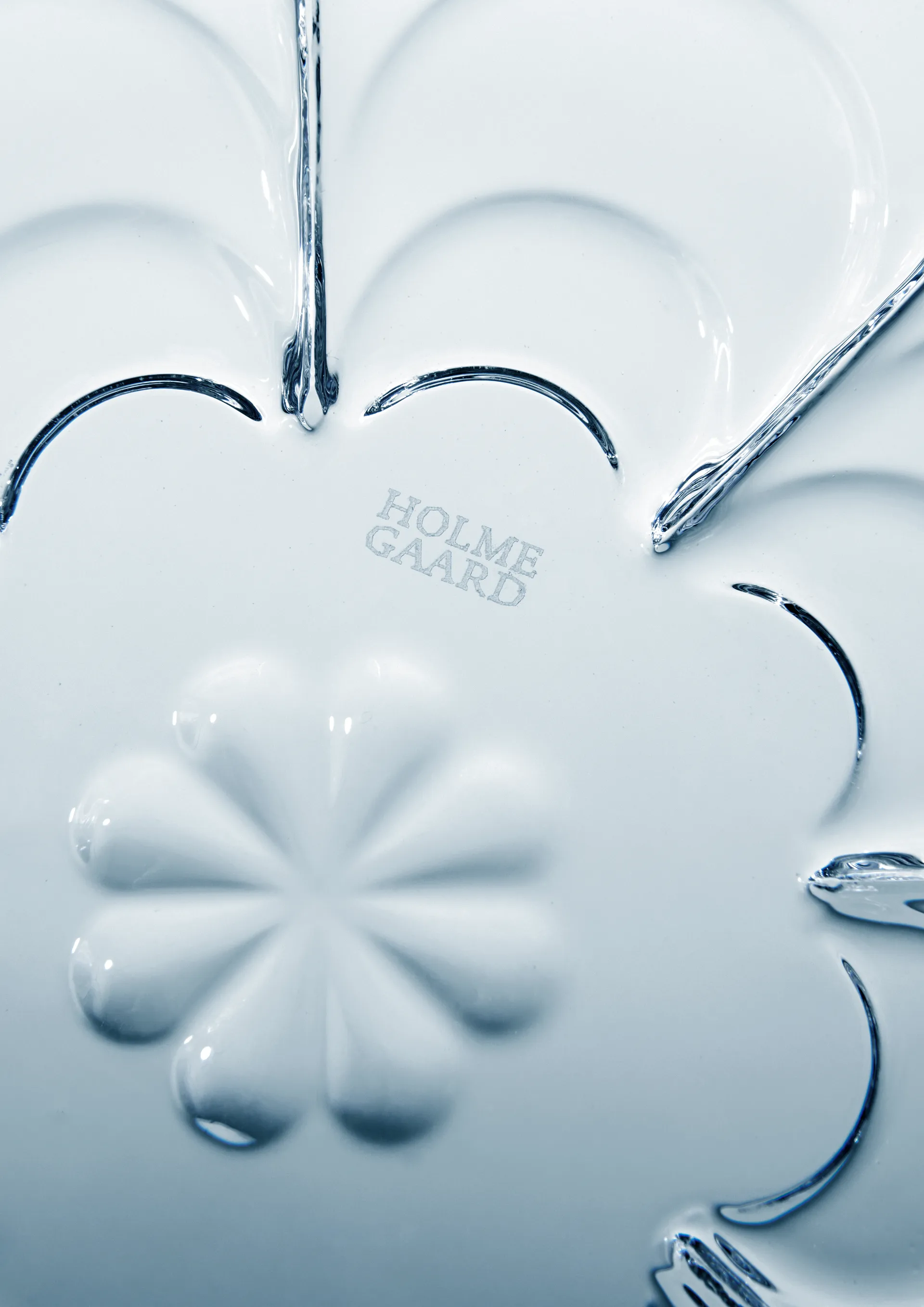 Jarrón Lily H19 cm, Blue iris Holmegaard