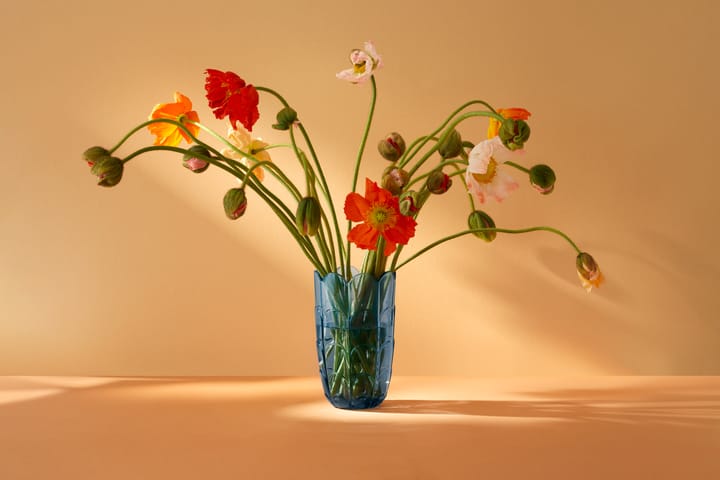 Jarrón Lily H19 cm, Blue iris Holmegaard