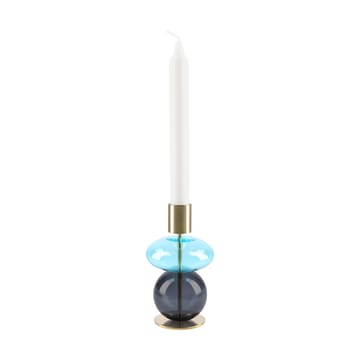 Portavelas Bubble 14 cm - Azul-smoke - Holmegaard