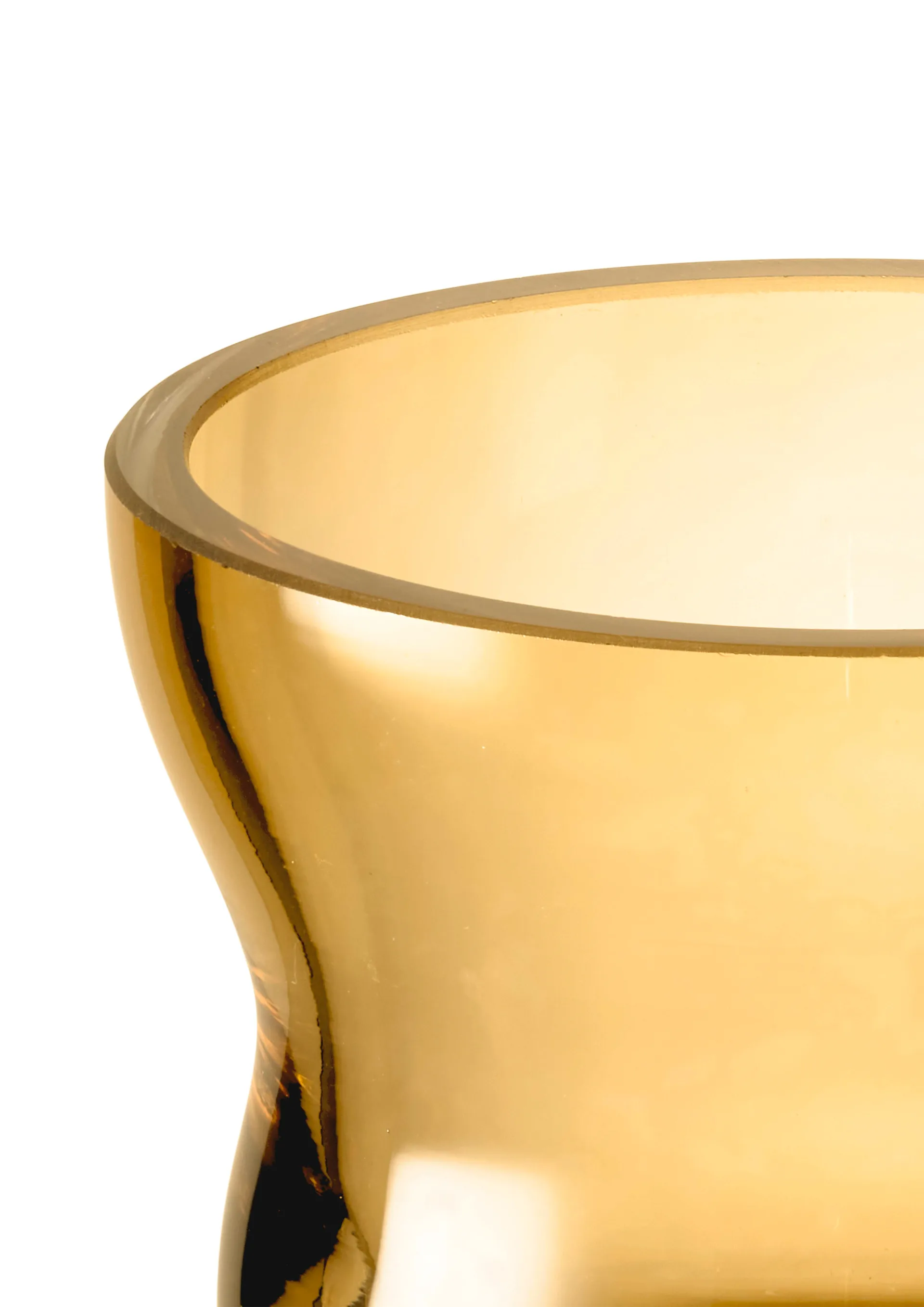 Portavelas Calabas 7,5 cm, Amber Holmegaard