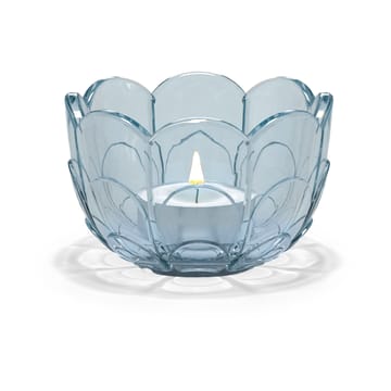 Portavelas Lily Ø7 cm - Blue iris - Holmegaard