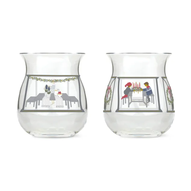 Portavelas navideños Holmegaard Christmas, 2-pack - 2024 - Holmegaard