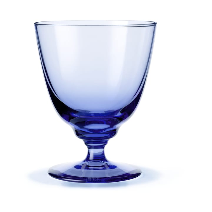 Vaso con pie Flow 35 cl - Azul oscuro - Holmegaard