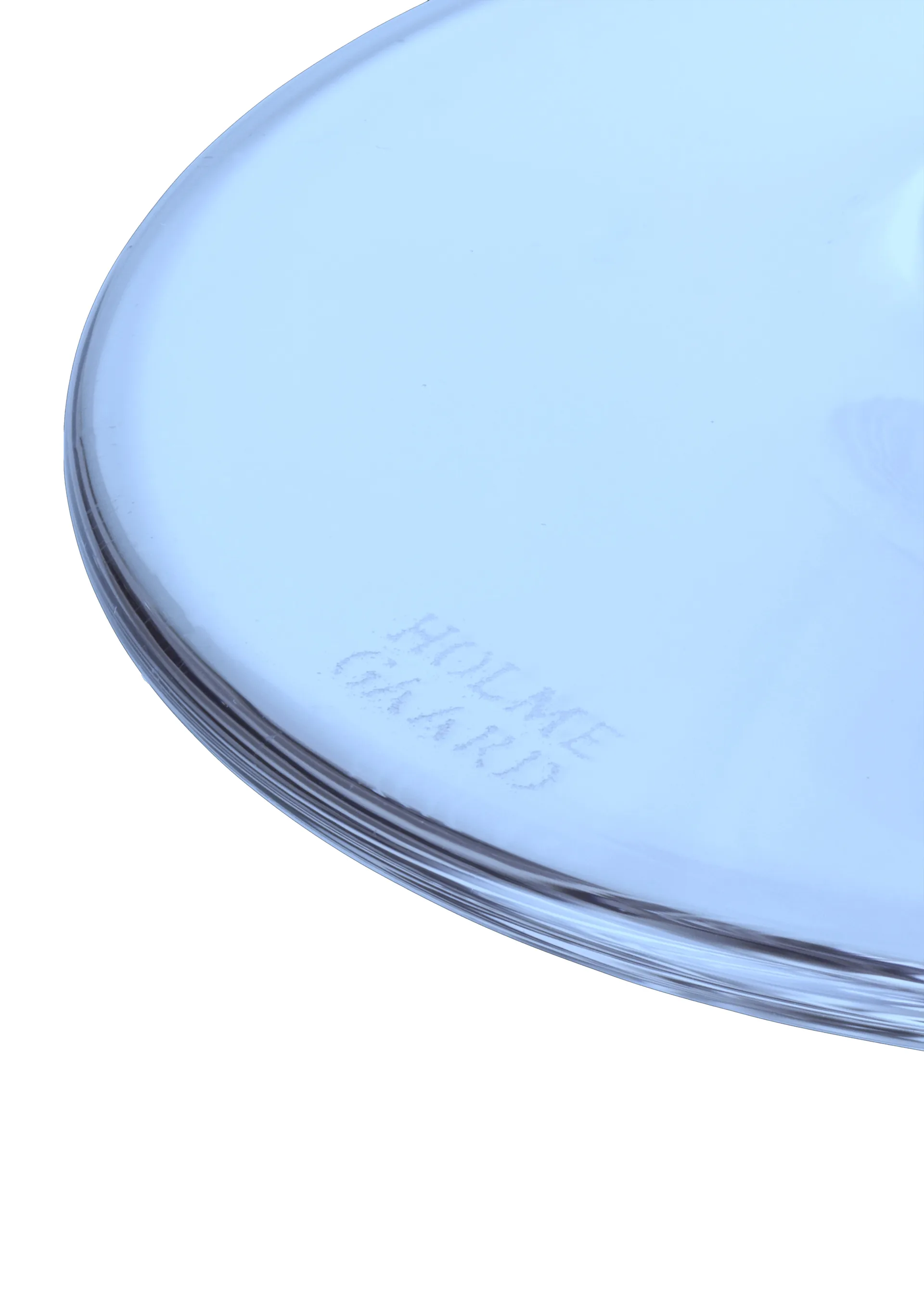 Vaso con pie Flow 35 cl, Azul oscuro Holmegaard