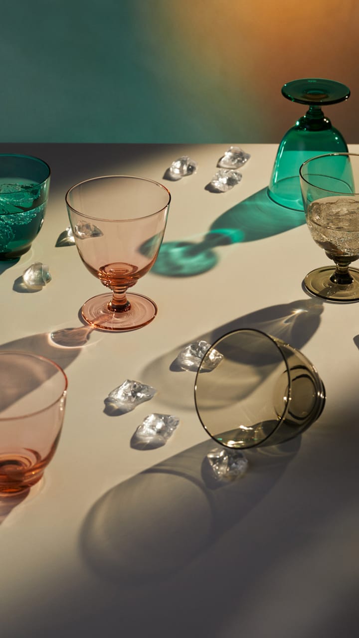 Vaso con pie Flow 35 cl, Champagne Holmegaard