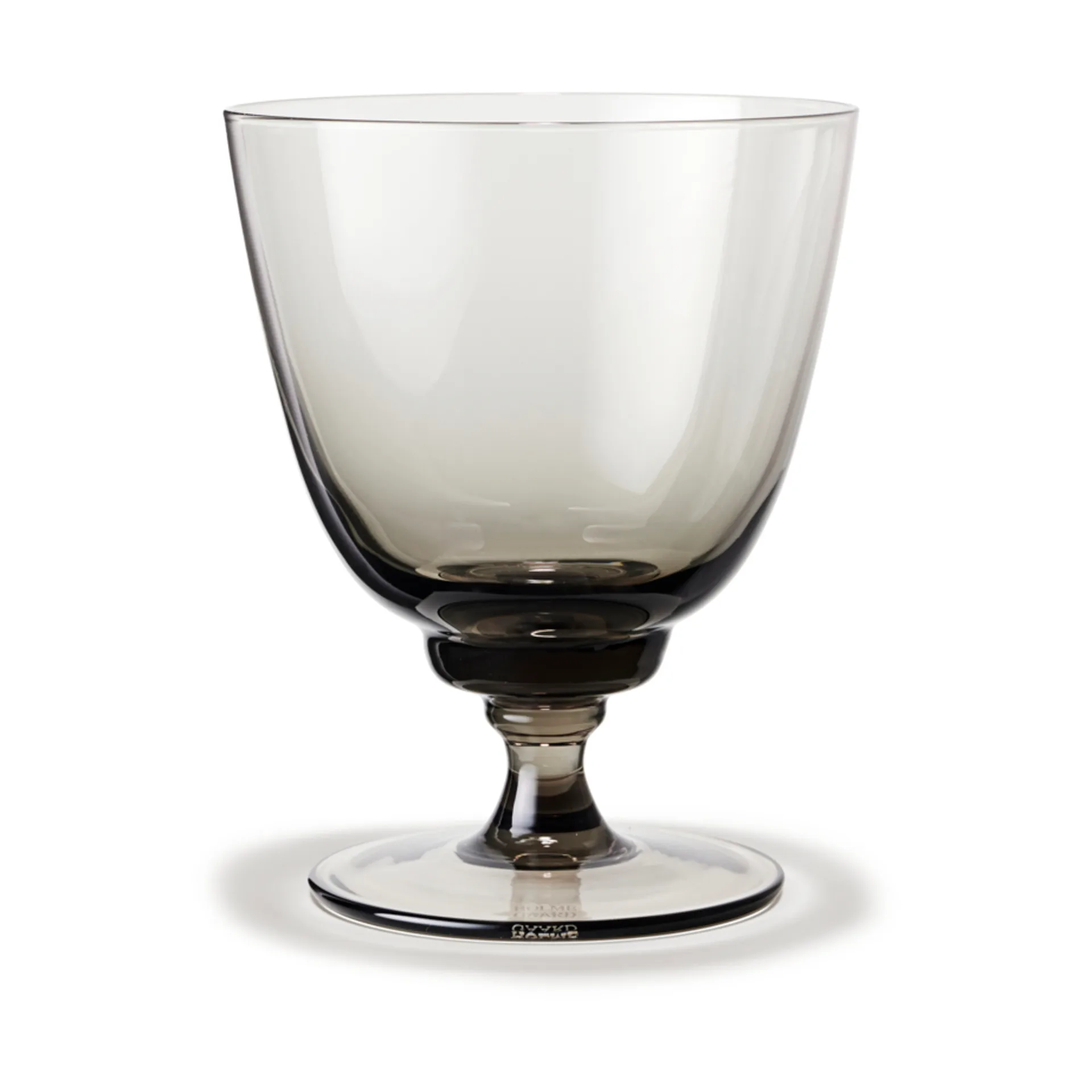 Vaso con pie Flow 35 cl, Smoke Holmegaard