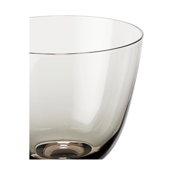 Vaso con pie Flow 35 cl, Smoke Holmegaard