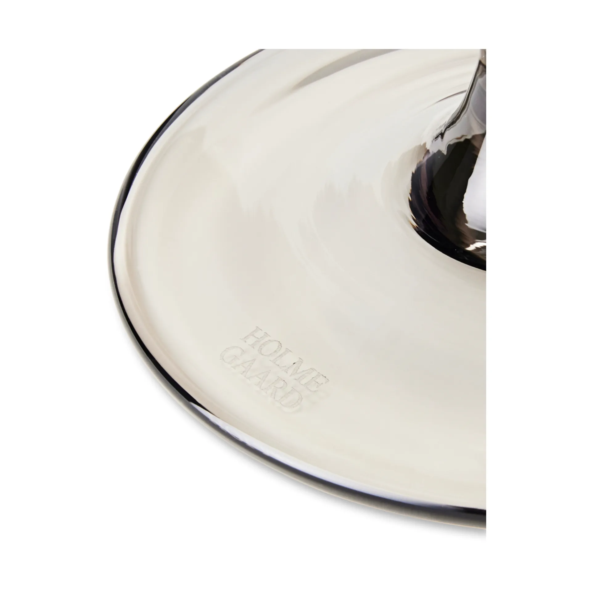 Vaso con pie Flow 35 cl, Smoke Holmegaard