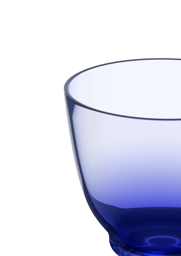 Vaso de agua Flow 35 cl, Azul oscuro Holmegaard