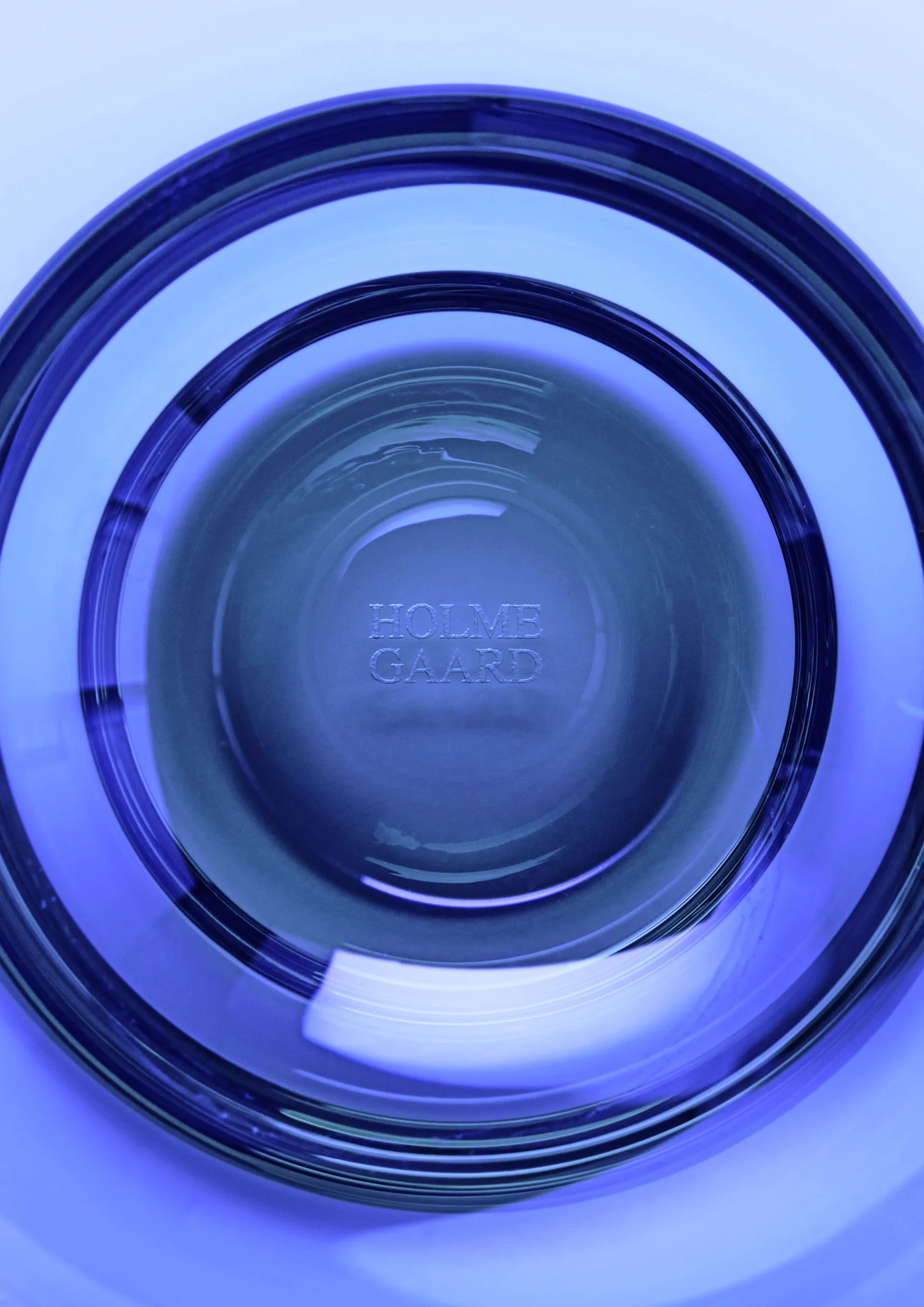 Vaso de agua Flow 35 cl, Azul oscuro Holmegaard