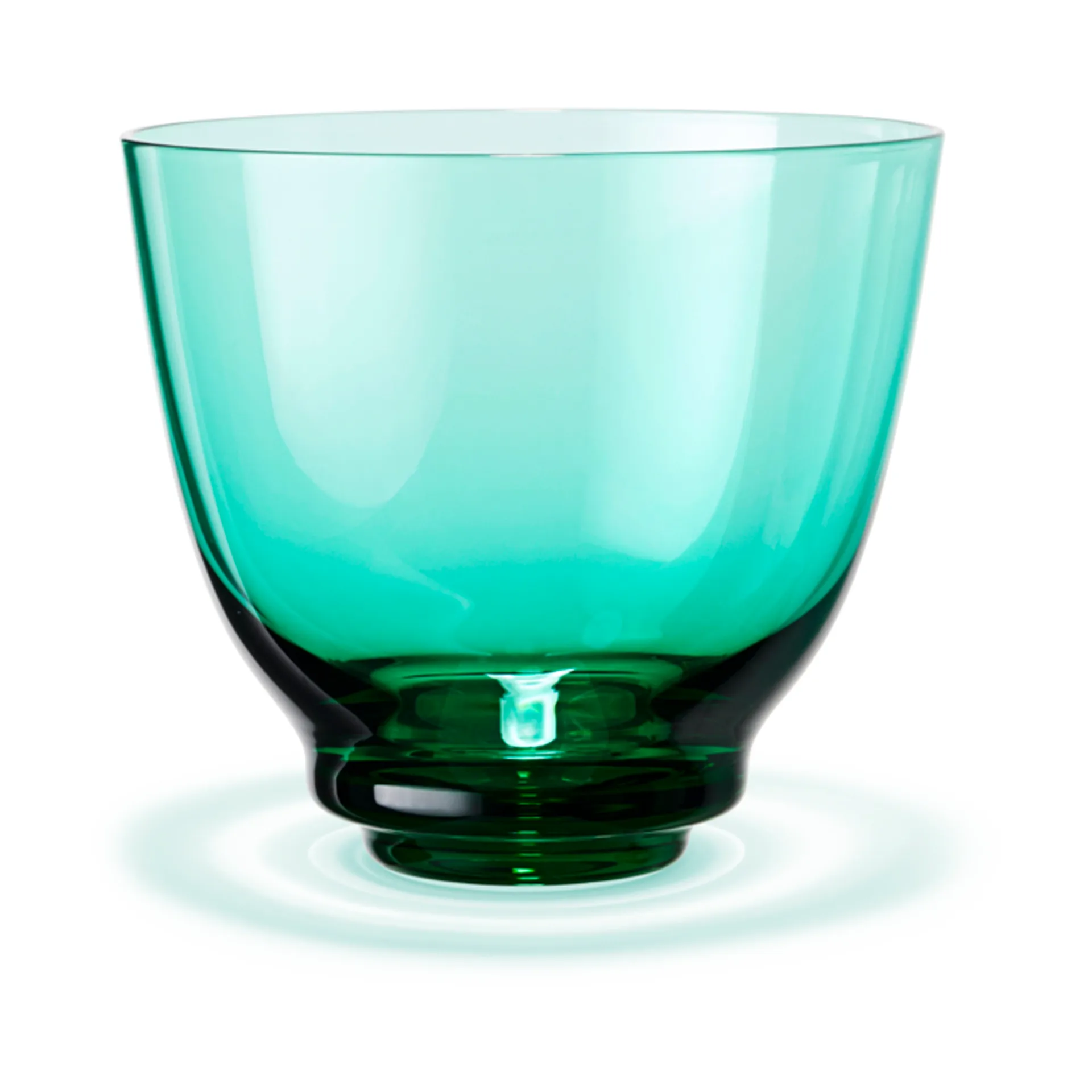 Vaso de agua Flow 35 cl, Emerald green Holmegaard