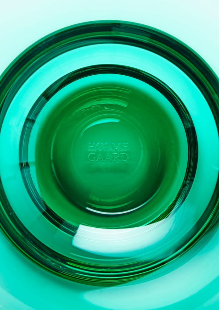 Vaso de agua Flow 35 cl - Emerald green - Holmegaard