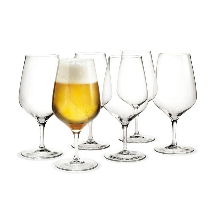Vaso de cerveza Cabernet 64 cl, 6 unidades - Transparente - Holmegaard