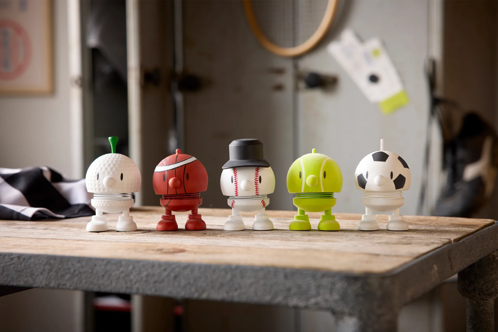 Figura Hoptimist Baseball Bumble S, White Hoptimist