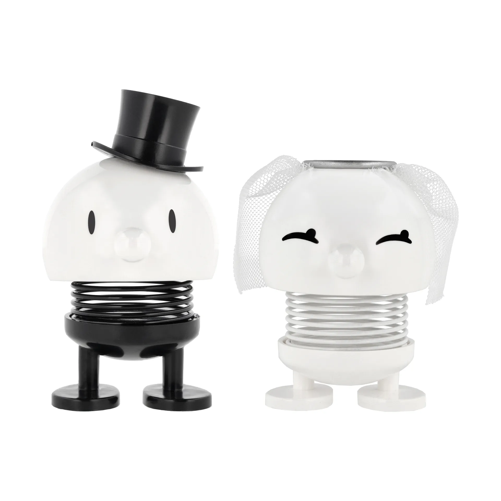 Figura Hoptimist Bride & Groom 2 piezas, White Hoptimist