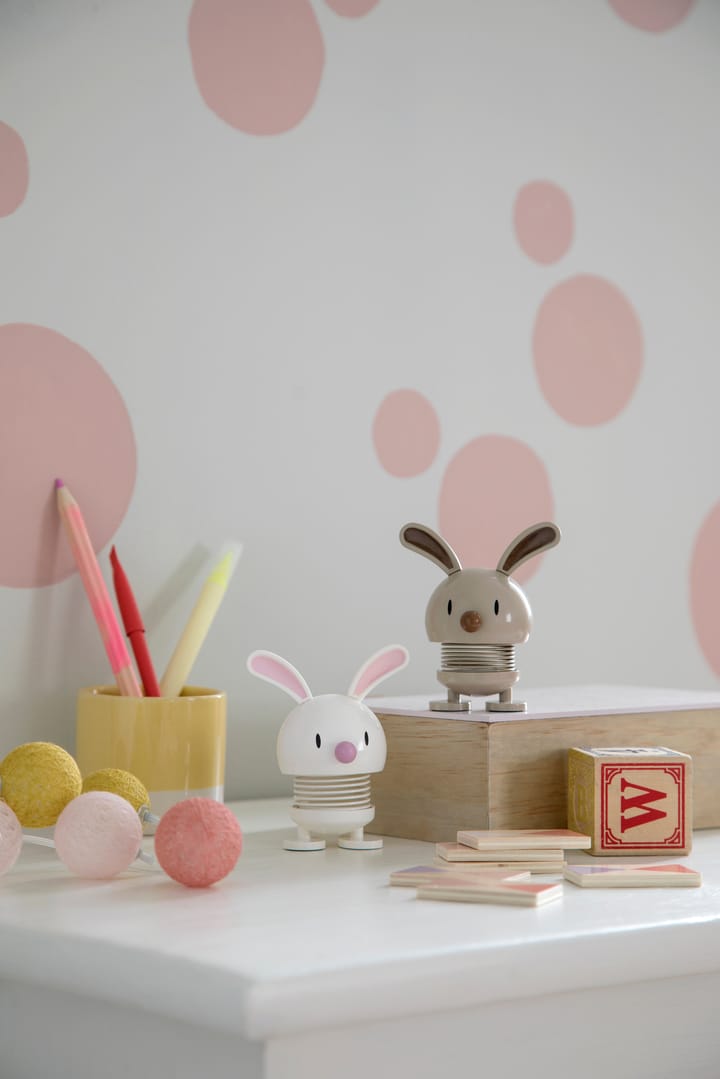 Figura Hoptimist Bunny 9 cm, White Hoptimist