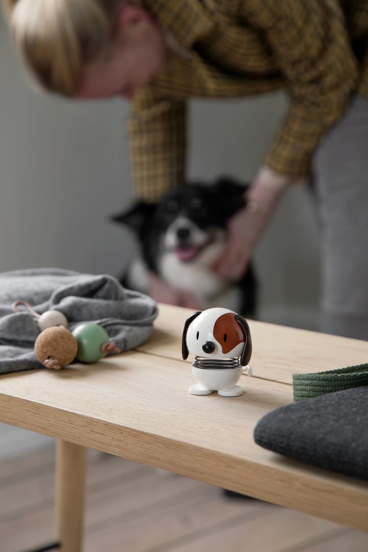 Figura Hoptimist Dog 6,9 cm, White Hoptimist