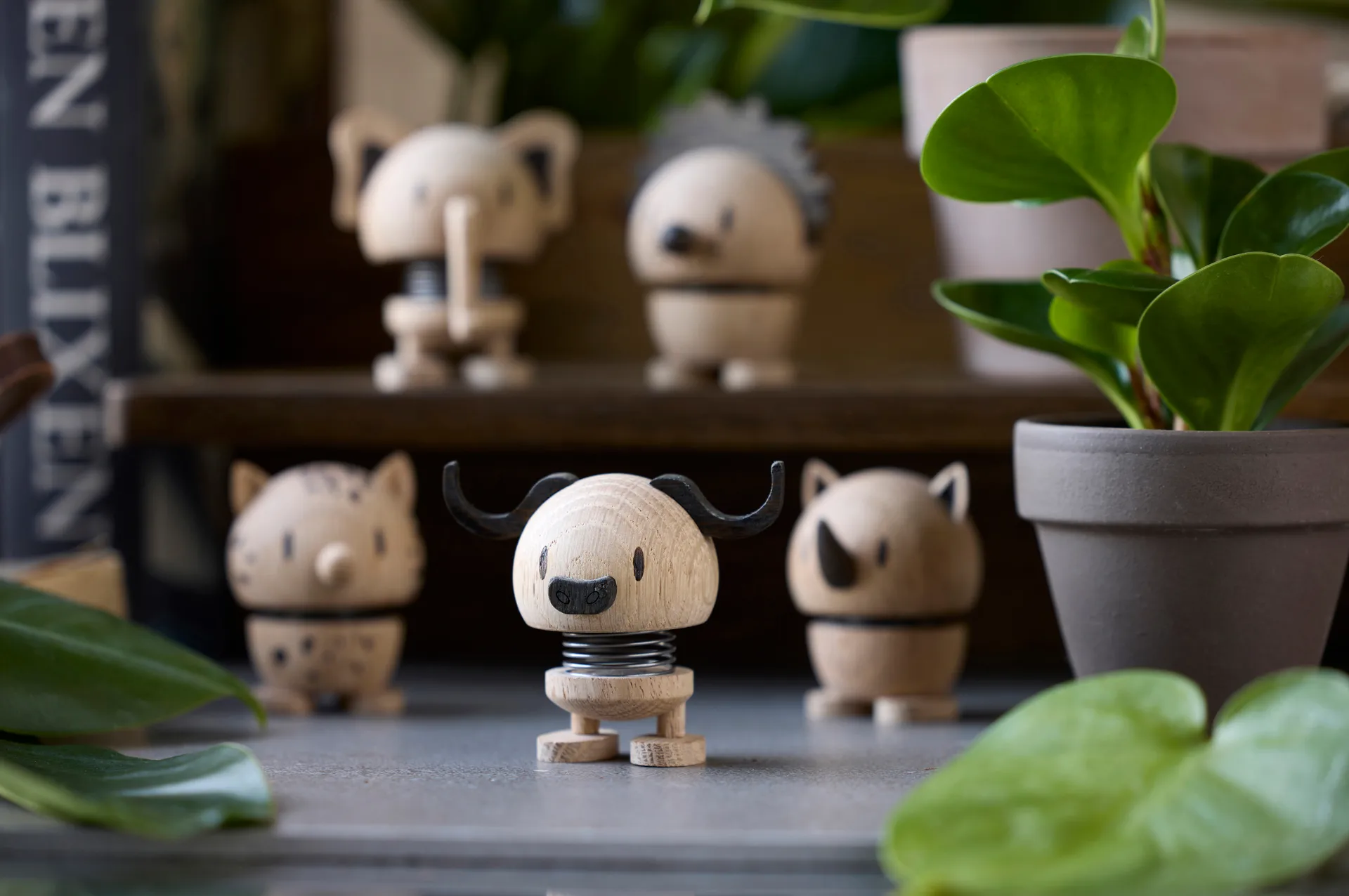 Figura Hoptimist S, Elephant, oak Hoptimist