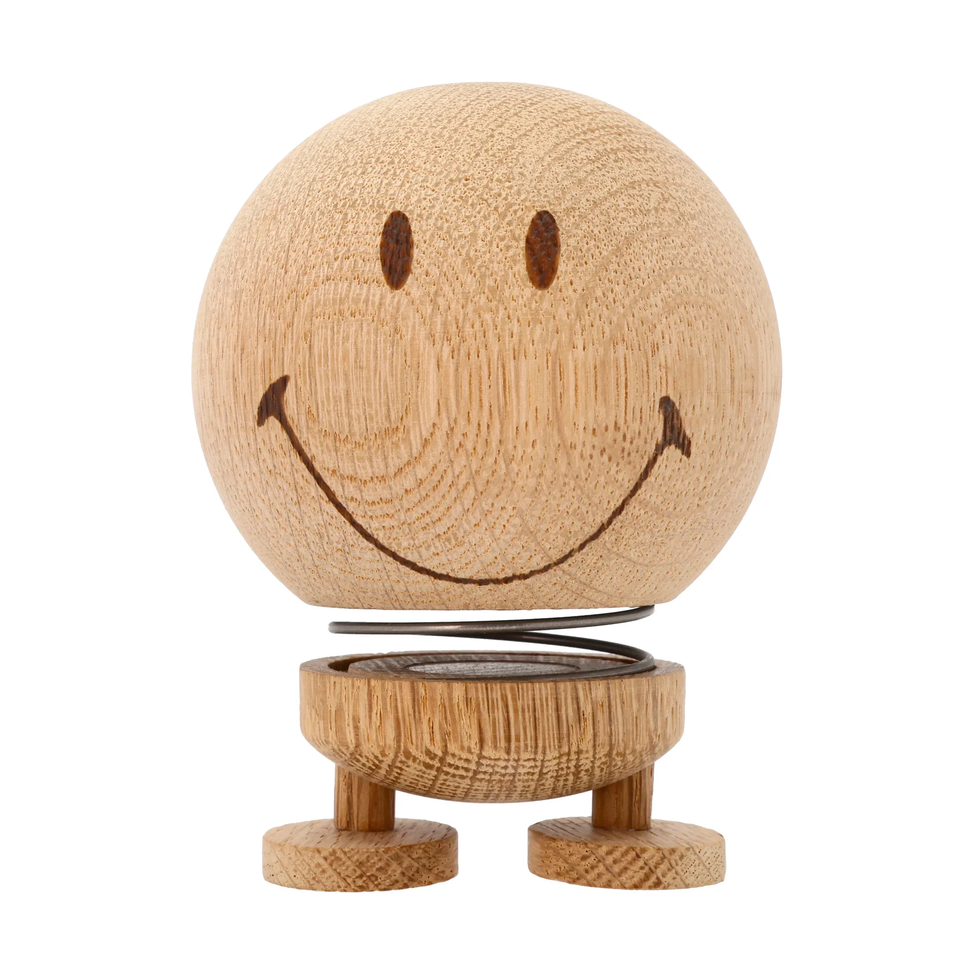 Figura Hoptimist Smiley M, Raw oak Hoptimist