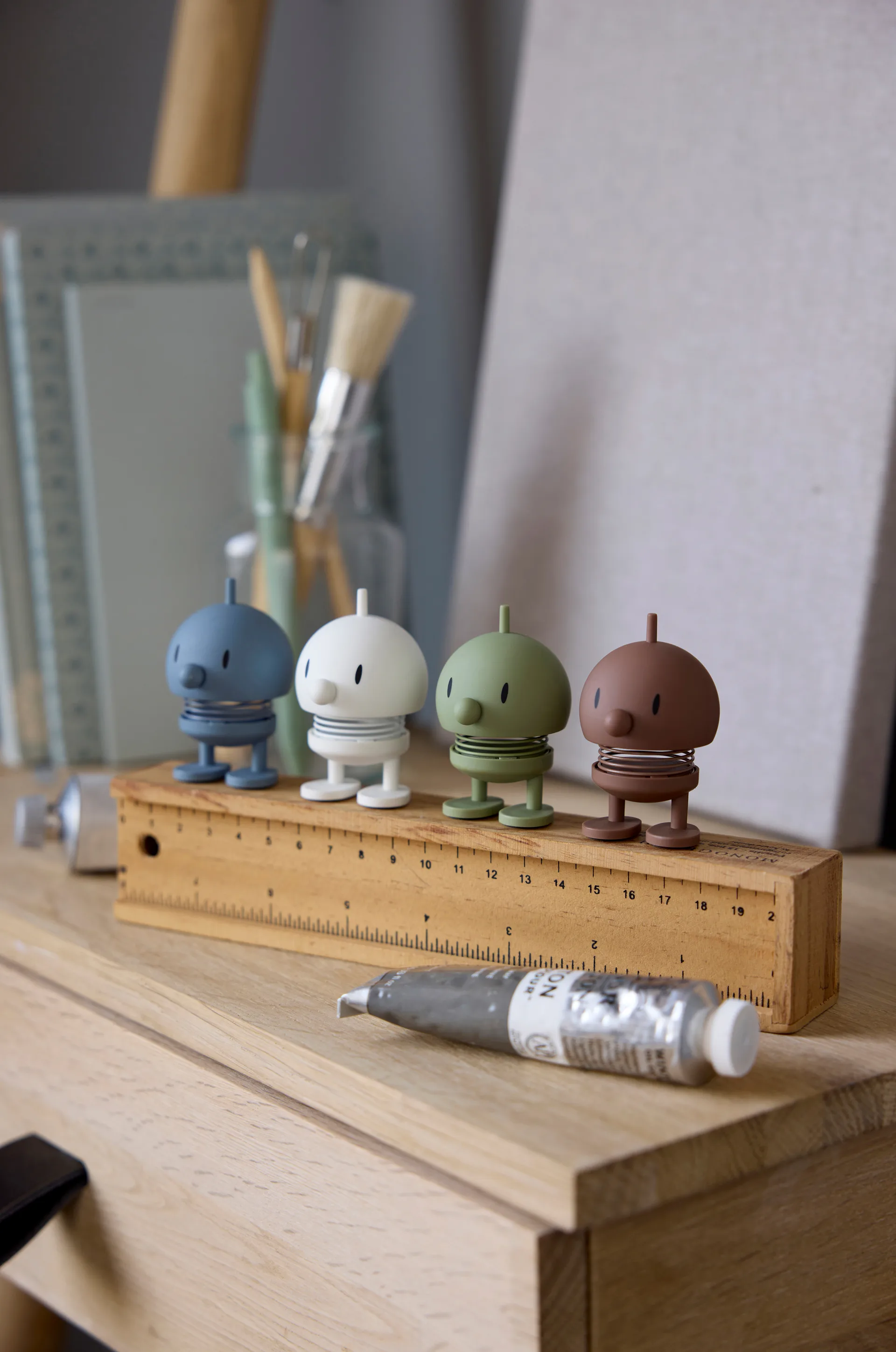 Figura Hoptimist Soft Bumble XS, White Hoptimist